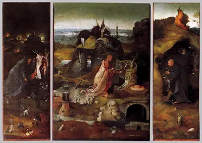 Hermit Saints Triptych Hieronymus Bosch